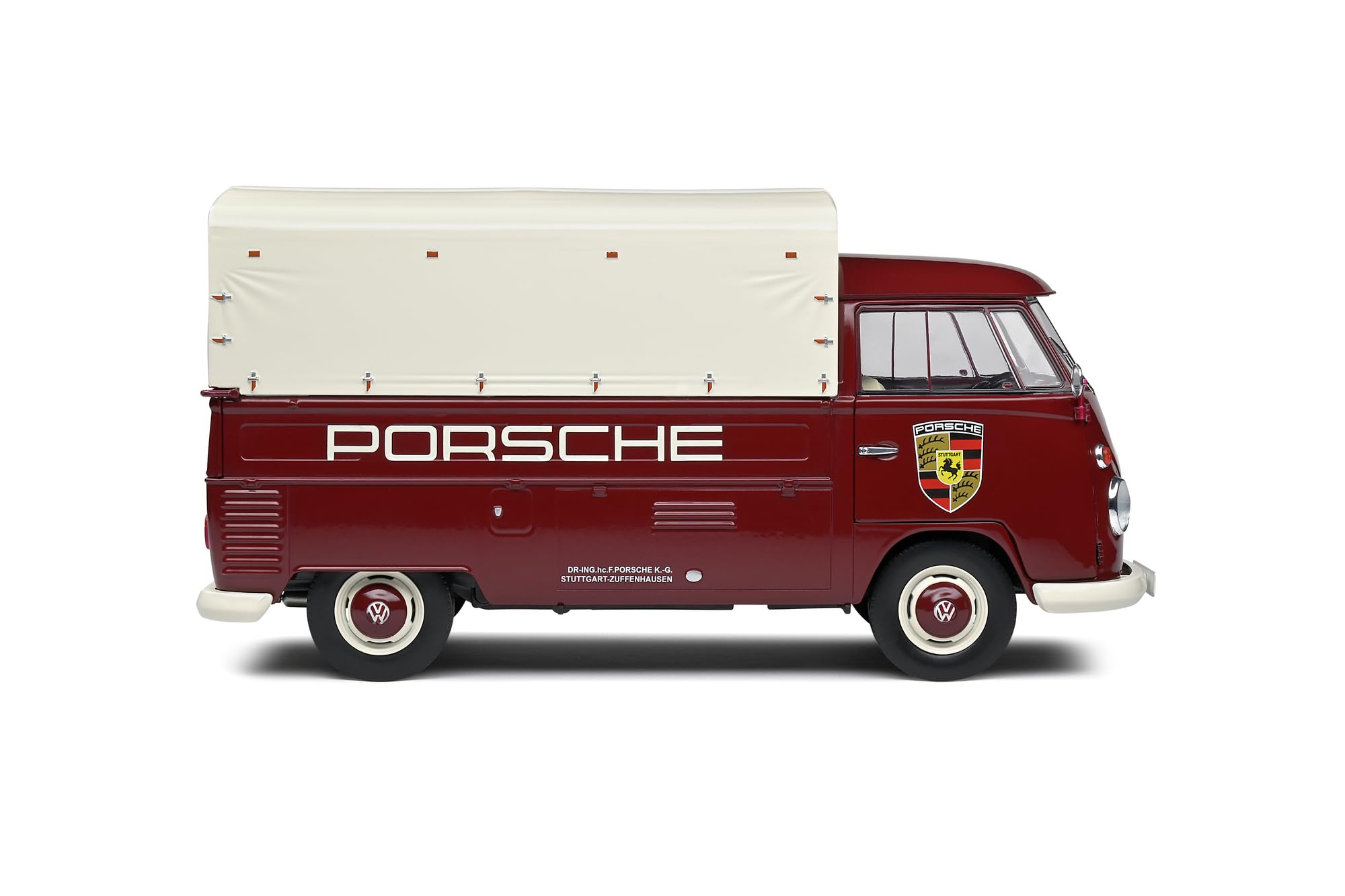 solido 421182320 1:18 Volkswagen T1 Pick-UP Porsche Service RED 1950