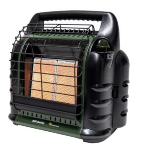 mr. heater 4,000-18,000 btu green big buddy portable liquid propane heater