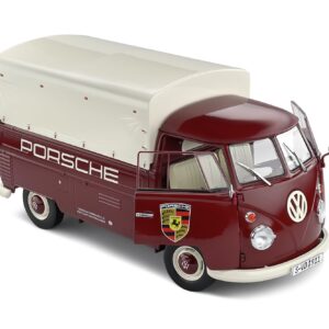 solido 421182320 1:18 Volkswagen T1 Pick-UP Porsche Service RED 1950