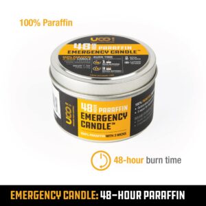 UCO Emergency Candle, Paraffin, 48 Hour