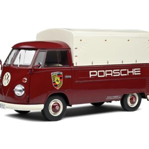 solido 421182320 1:18 Volkswagen T1 Pick-UP Porsche Service RED 1950