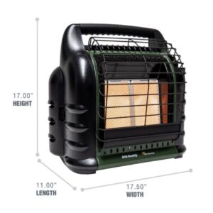 Mr. Heater 4,000-18,000 BTU Green Big Buddy Portable Liquid Propane Heater