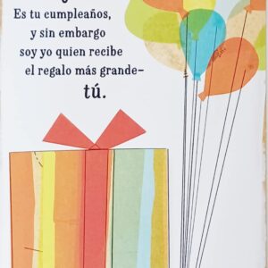 Greeting Card Feliz Cumpleanos Esposo Por El Maravilloso Hombre Que Eres - Happy Birthday Husband For The Amazing Man You Are in Spanish Espanol