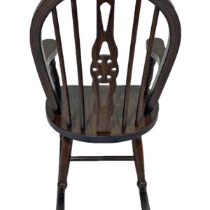 DutchCrafters Fiddleback Windsor Child's Rocking Chair, Kids Rocker, Rocking Chair for Children - Amish Made in USA (Oak - Old Museum)