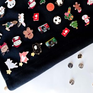 Mi Ya Mi Lai 2 Pcs Pin Board for Enamel Pins,Enamel Pin Display Banner,pin Collection Board,pin Display Board,Enamel Pin Banner for enamel pins,Pin Organizer,Trading Pin Display Case.