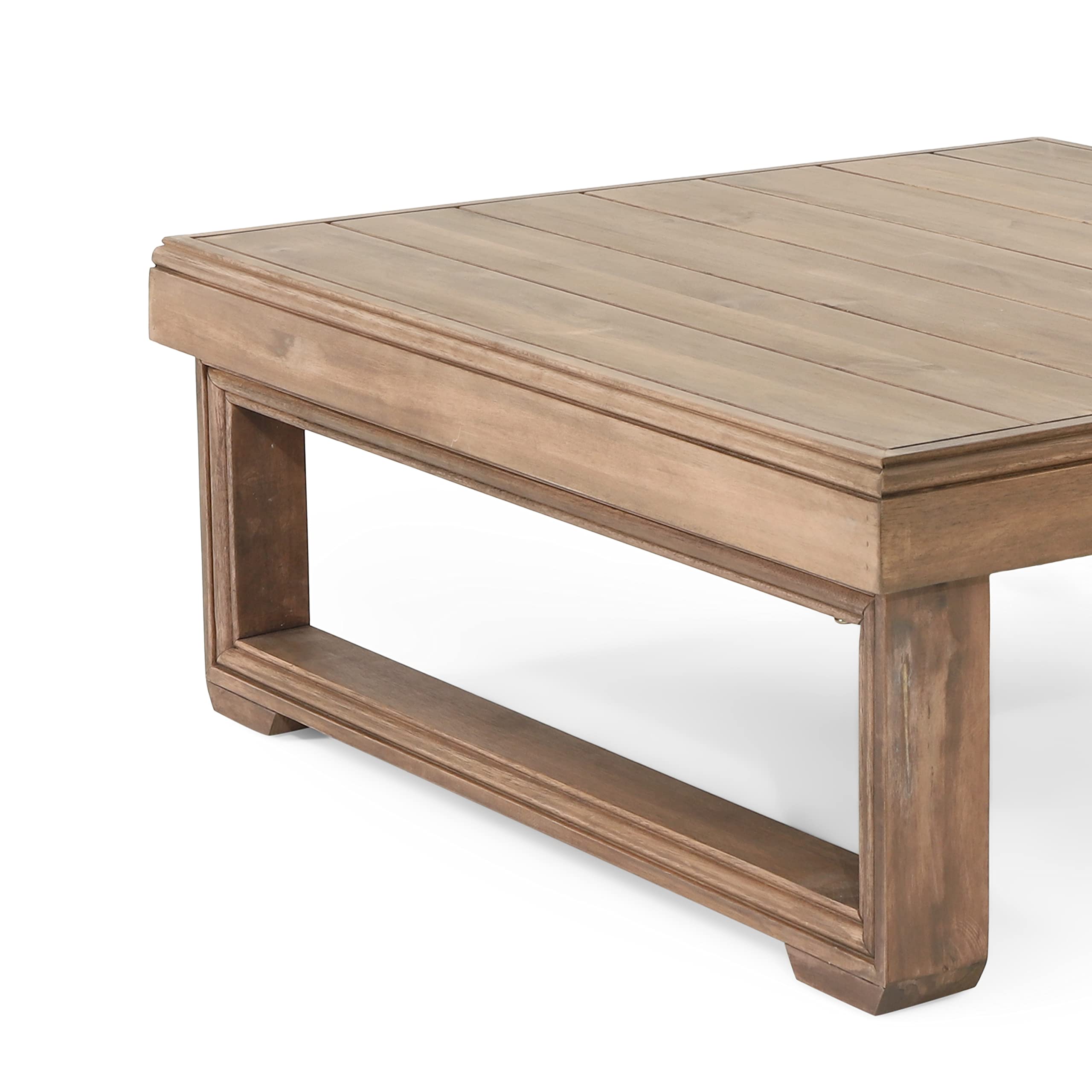 Christopher Knight Home Westchester Square Coffee Table - Acacia Wood - Brown Wash