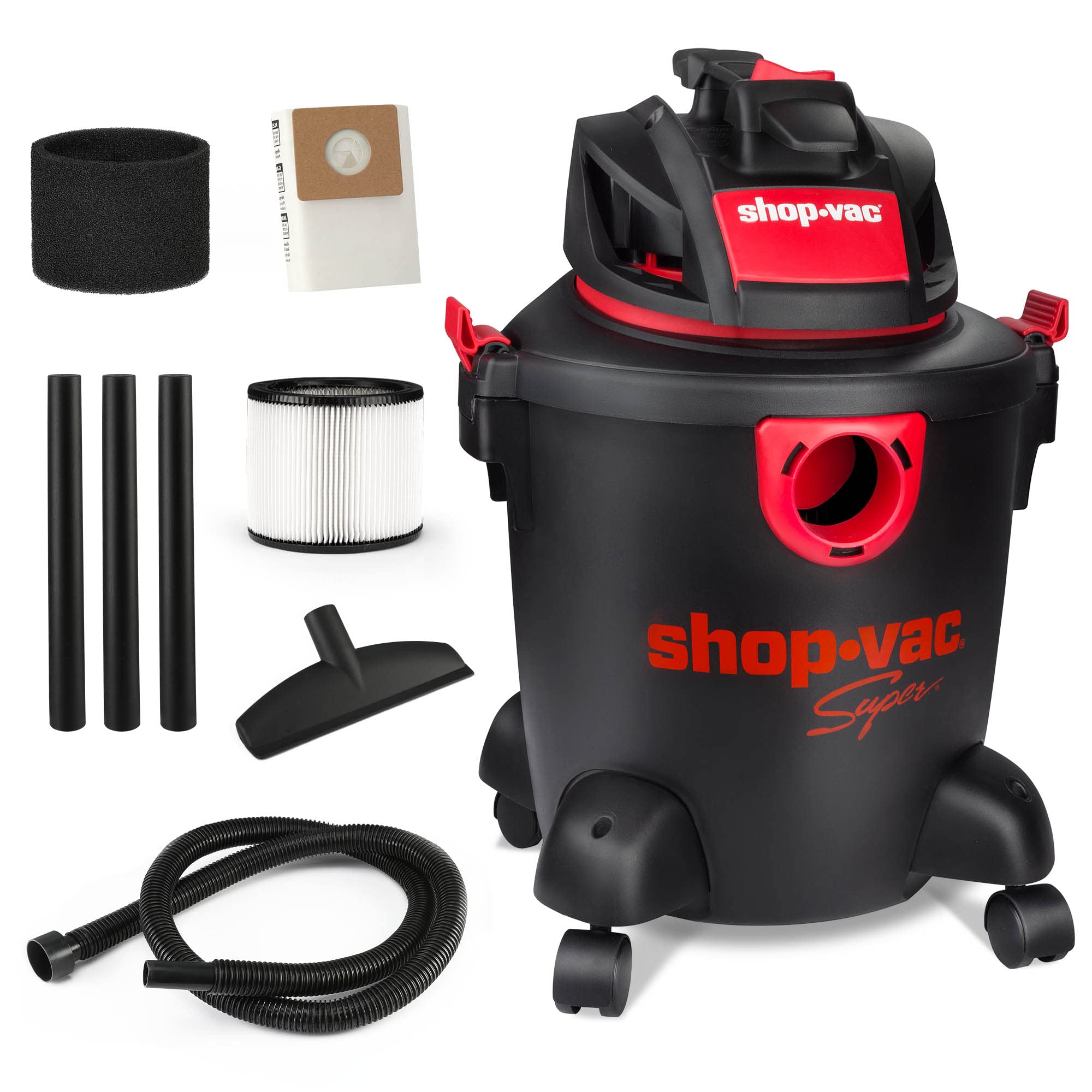 Shop-Vac 5 Gallon 3.5 Peak HP Wet/Dry Vacuum, Portable Heavy-Duty Shop Vacuum 3 in 1 Function with Attachments for House, Garage & Workshop, 71-5760588