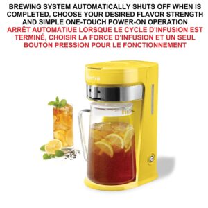 Starfrit 024015-002-0000 Iced Tea Brewer, Yellow Small Kitchen Appliance, Regular Sized