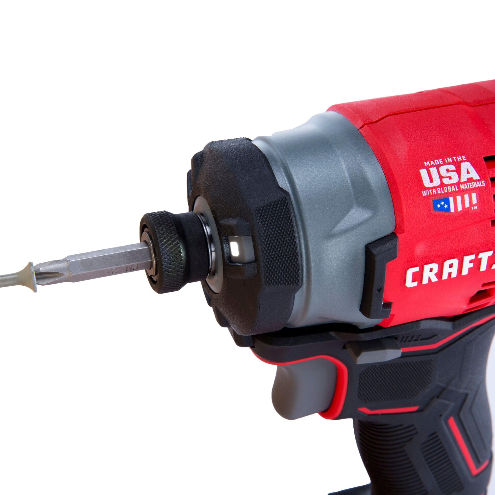 CRAFTSMAN V20 Cordless Hammer Drill and Impact Driver, Power Tool Combo Kit, 2 Batteries and Charger Included (CMCK220D2)