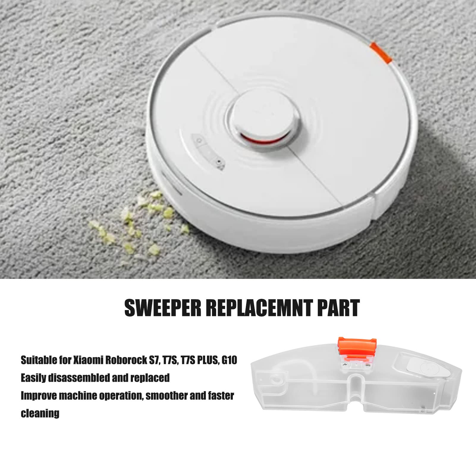 Water Replacement Part Sweeper Accessories for Xiaomi S7 T7S T7S Plus G10 Improve Performance