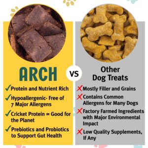 Arch Digestive Health Dog Treats | Prebiotic/Probiotic, Hypoallergenic, Made in The USA, Gluten-Free, Eco-Friendly | High Protein, Natural High Value | Gut and Stomach Relief and Support