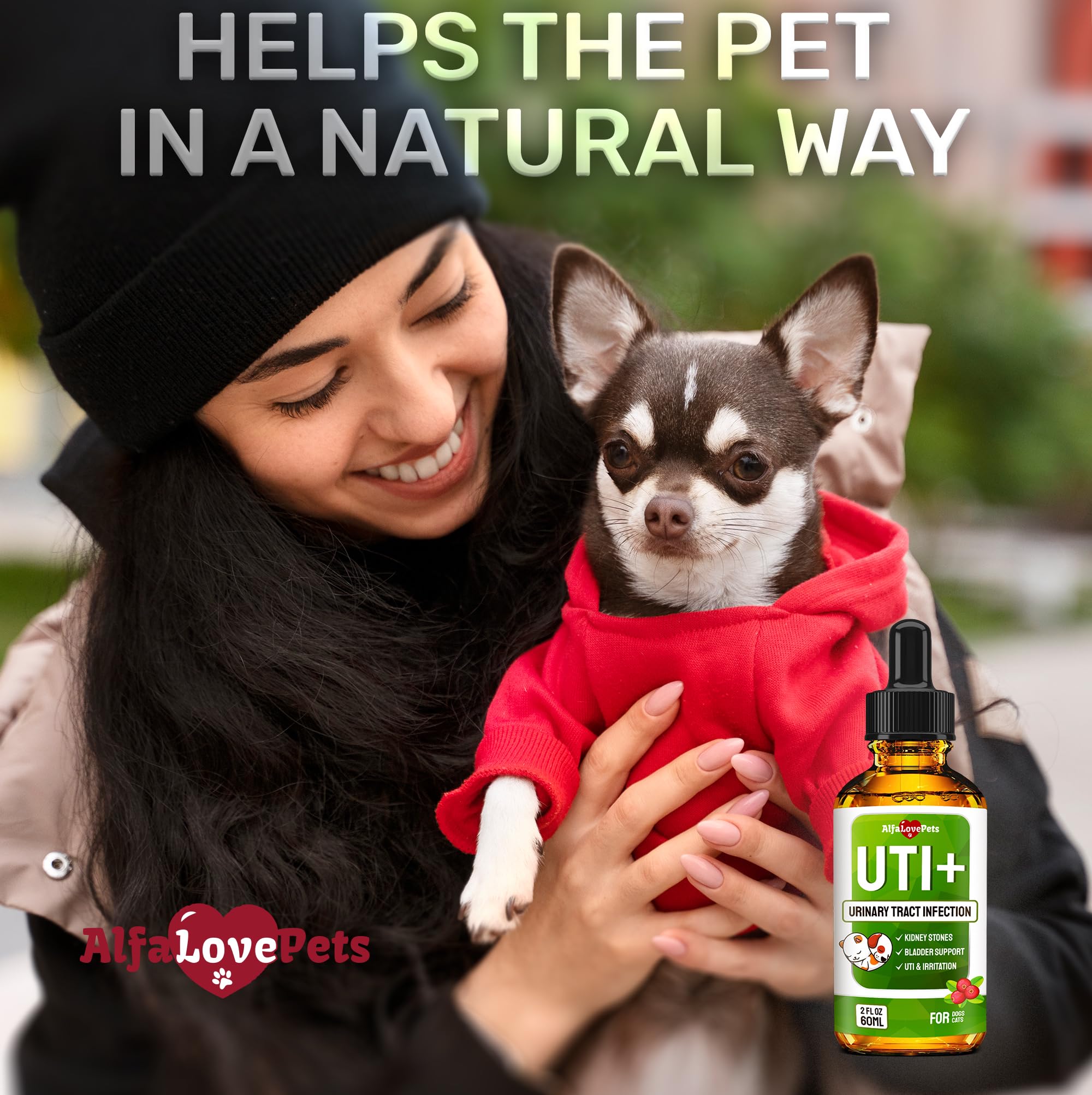 Dog UTI Treatment ✿ Cat UTI Remedy ✿ Dog Urinary Tract Infection Treatment ✿ Cat Urinary Supplement ✿ Bladder + Kidney Support for Cats & Dogs ✿ UTIs and Bladder Stones ✿ Natural Cranberry Supplement