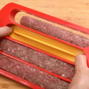 Mobi-The New Cool Way to Eat a Hamburger- Hot Dog Shaped Burger Mold