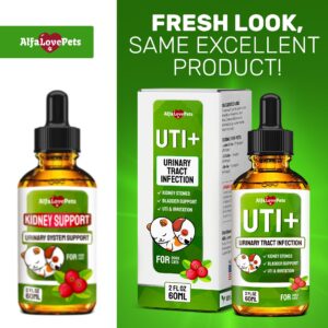 Dog UTI Treatment ✿ Cat UTI Remedy ✿ Dog Urinary Tract Infection Treatment ✿ Cat Urinary Supplement ✿ Bladder + Kidney Support for Cats & Dogs ✿ UTIs and Bladder Stones ✿ Natural Cranberry Supplement