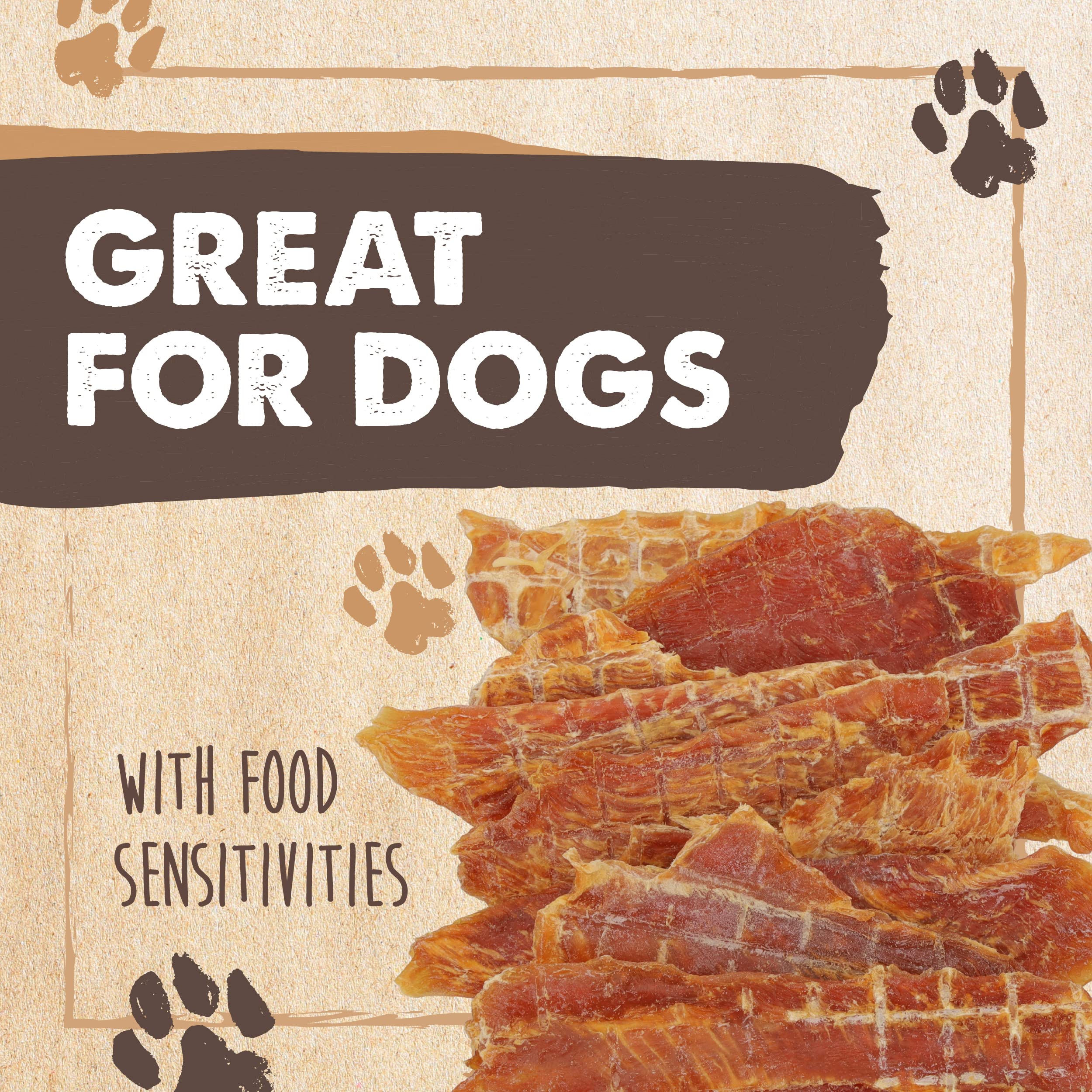 Mighty Paw Naturals Chicken Jerky for Dogs | Chicken Jerky Dog Treats for Small Dogs, Medium Pets and Large Breeds. Natural Dog Treats for Large Dogs, and Puppies. Dried Chicken Dog Jerky Treats 14 oz