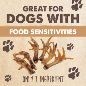 Mighty Paw Naturals Chicken Feet Dog Treats (30 Pack) | 100% Natural Dehydrated Chicken Feet for Dogs. Dried Chicken Feet for Dogs and Pets. Single Ingredient Chews