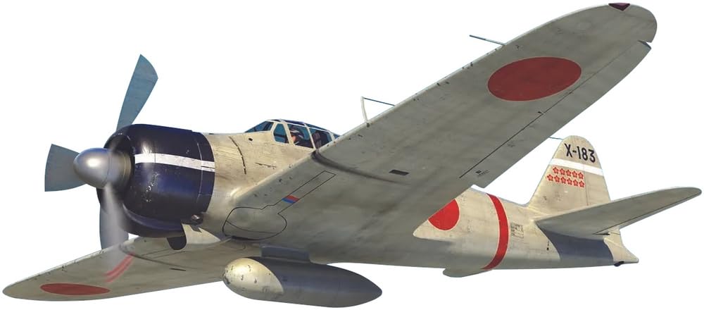 Airfix Model Airplane Kit Gift Set - A01005B Mitsubishi A6M2b Zero, Plastic Plane Model Kits for Adults & Kids 14+, Skill Level 1, 1:72 Scale WW2 Military Aircraft Models - Real Aeroplane Models