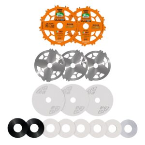 CMT ORANGE TOOLS 230.312.08 DADO Set Saw Blade HW D=8” B=5/8” Z12 FTG+ATB Orange PTFE