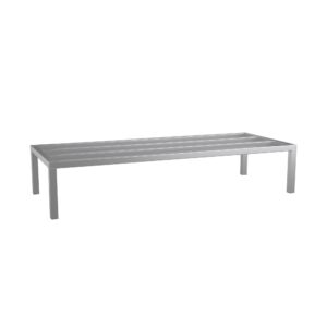 krollen industrial 60'' x 24'' x 12'' aluminum dunnage rack - 1850 lb. capacity