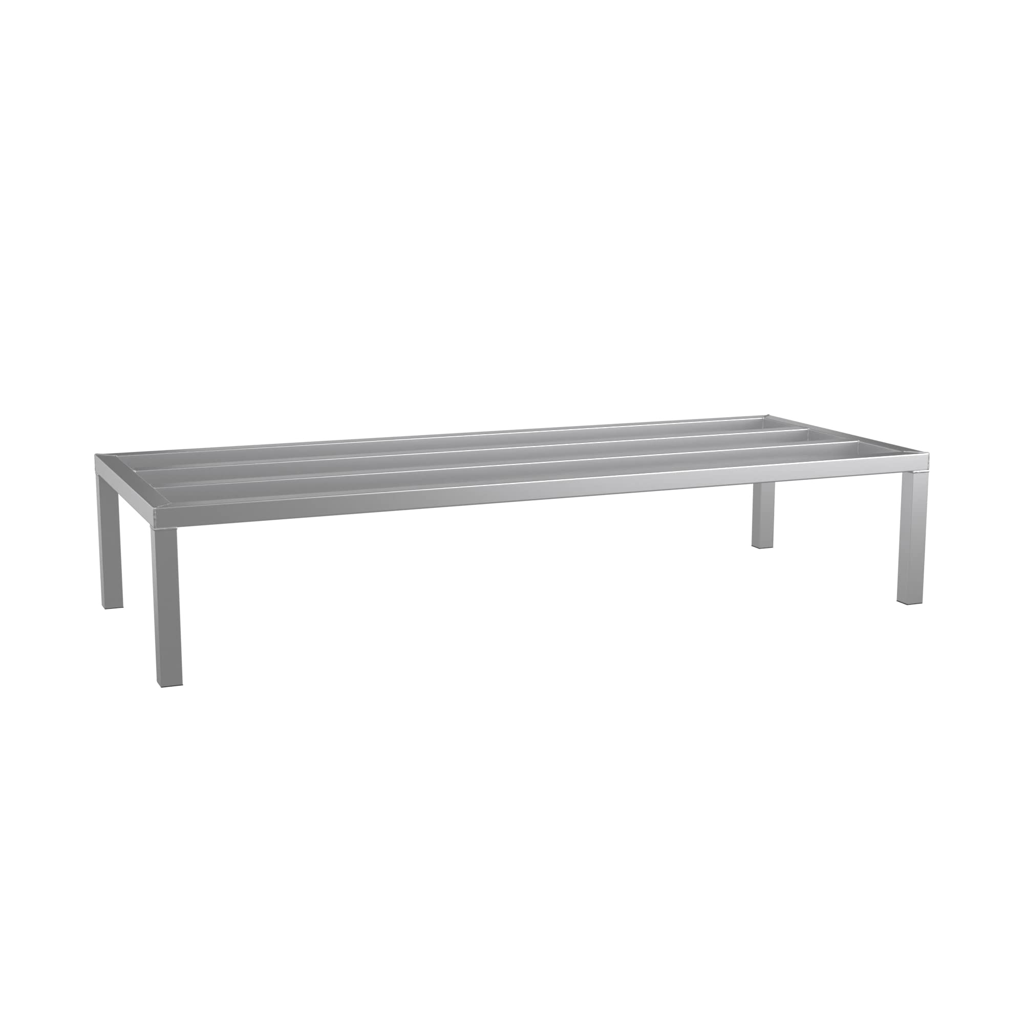 Krollen Industrial 60'' x 24'' x 12'' Aluminum Dunnage Rack - 1850 lb. Capacity