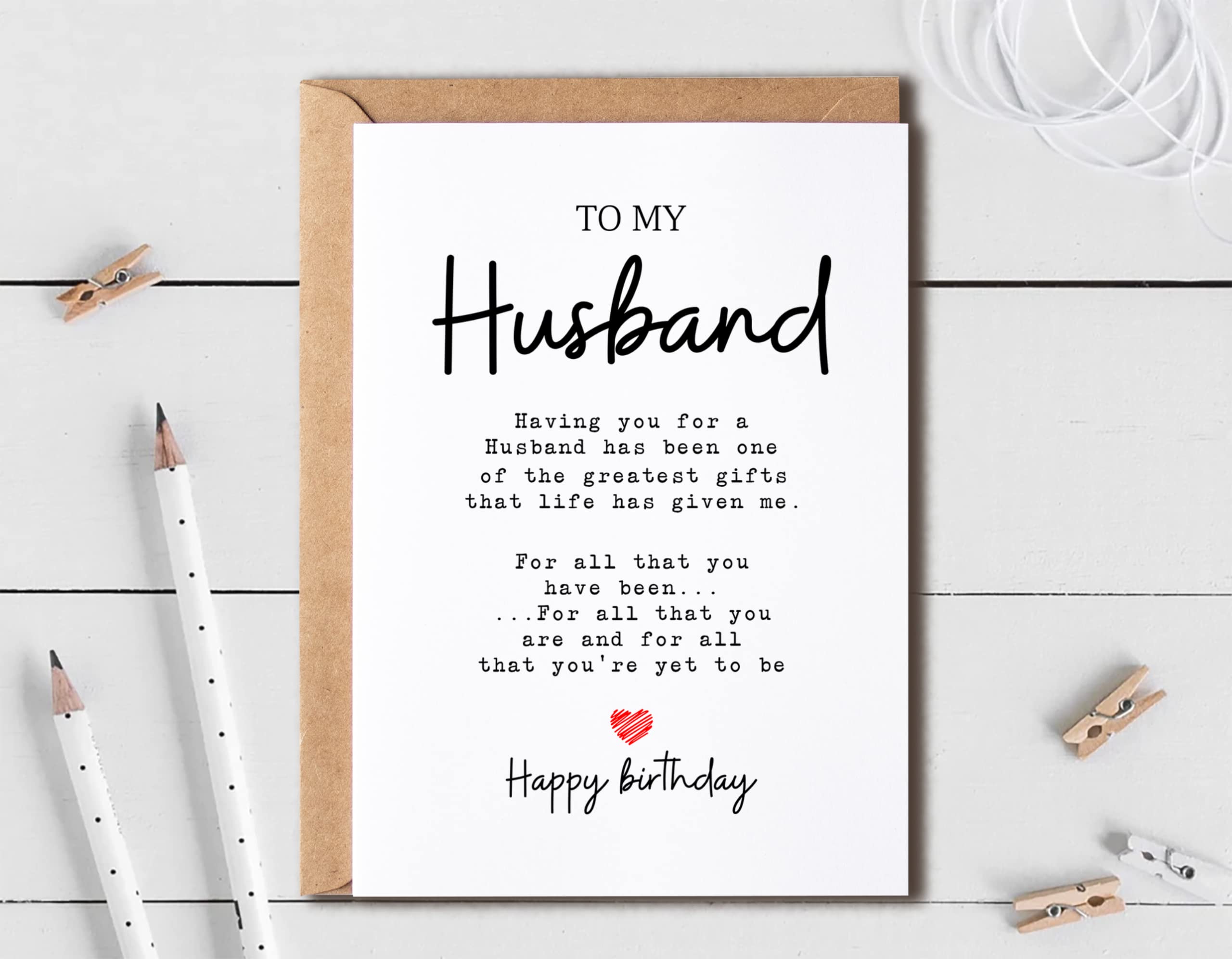 To My Husband - Husband Birthday Card - Husband Is The Greatest Gifts In My Life - Birthday Card For Husband - Gift For Husband Card- Christmas Gifts For Husband