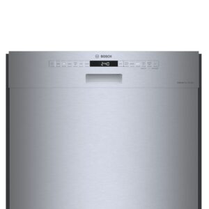 Bosch SHE53B75UC 300 Series 24 Inch Smart Built-In Dishwasher, stainless steel