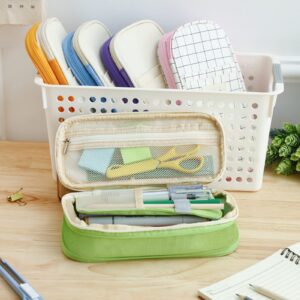 EOOUT Pencil Case Big Capacity Office College School Pencil Pouch Large Storage High Capacity Bag Pouch Holder Box Organizer Green