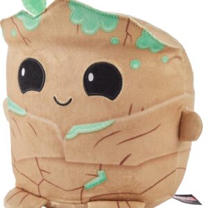 Mattel Marvel Cuutopia Plush Figure, 10-inch Groot Soft Rounded Pillow Doll, Collectible Toy Inspired by the Fan-Favorite Character