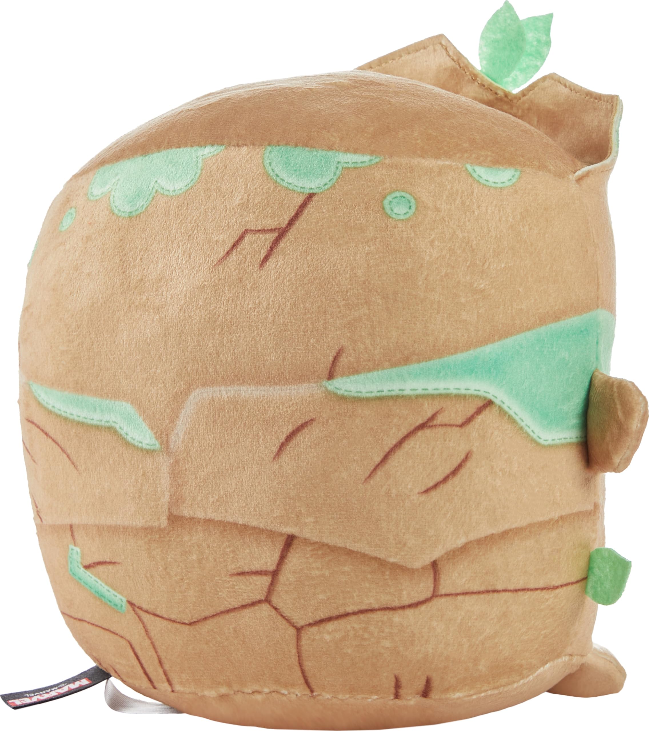 Mattel Marvel Cuutopia Plush Figure, 10-inch Groot Soft Rounded Pillow Doll, Collectible Toy Inspired by the Fan-Favorite Character