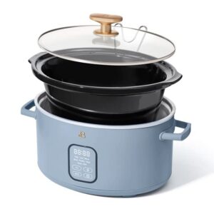 6QT Programmable Slow Cooker, Cornflower Blue by Drew Barrymore