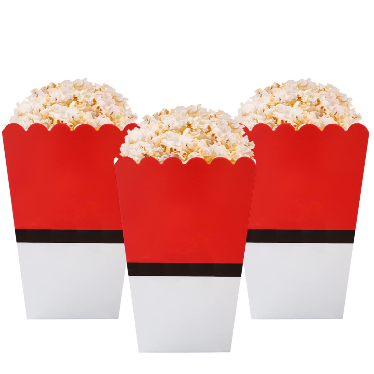 12Pcs Cartoon Animation Popcorn Box, Cartoon Animation Party Supplies, Birthday Party Decorations