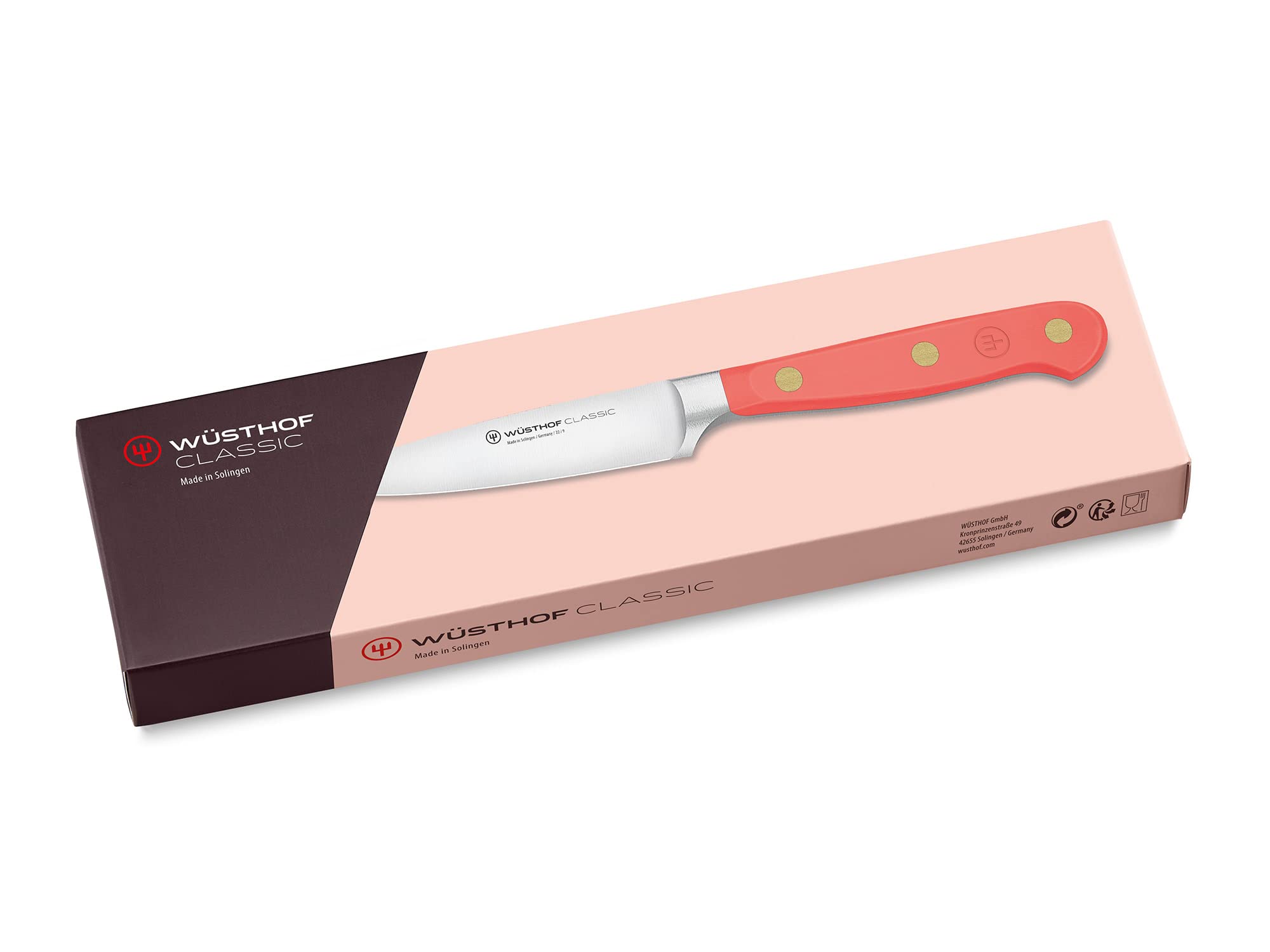 WÜSTHOF Classic Coral Peach 3.5" Paring Knife