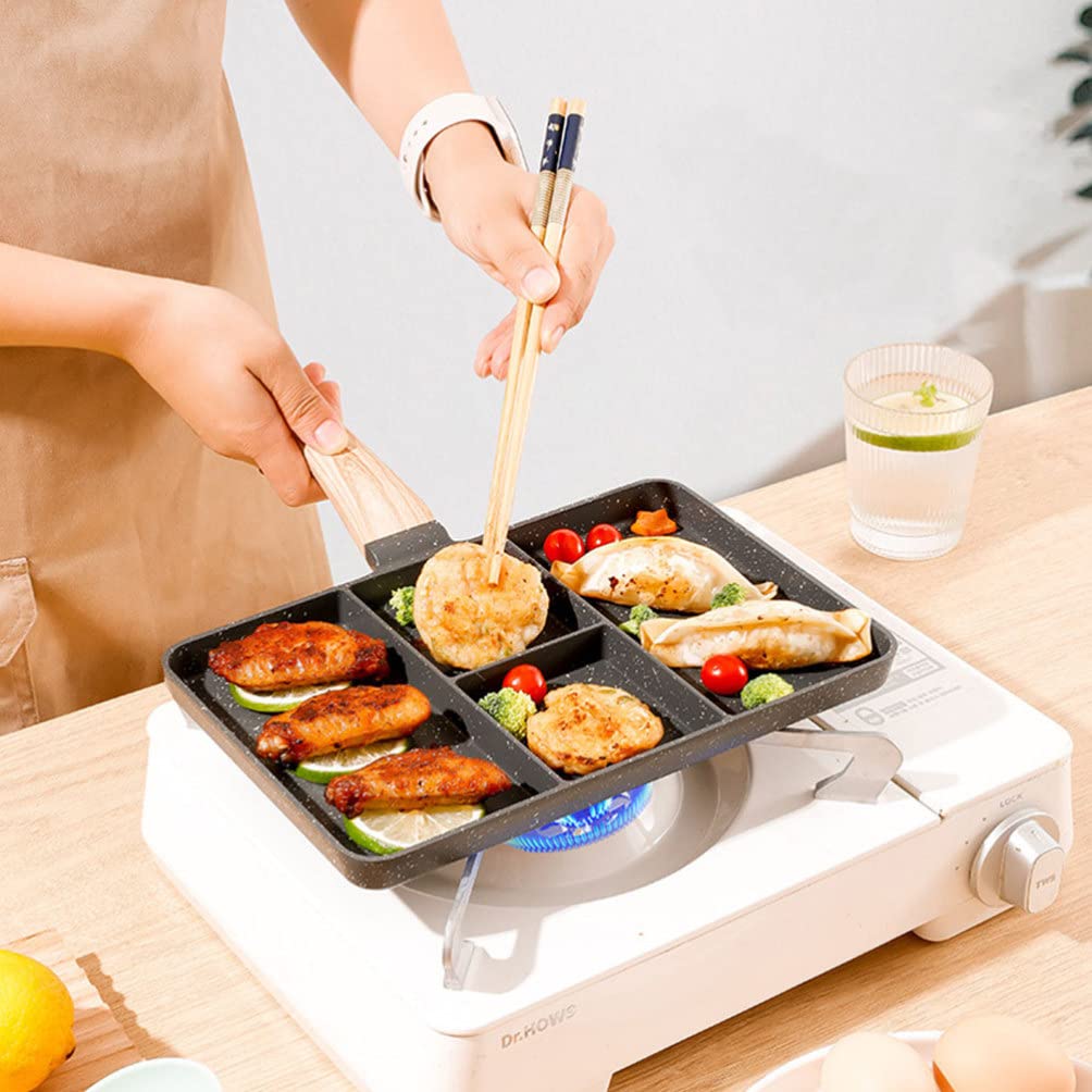 CALLARON Ergonomic Multi Function Nonstick Chicken Pan Breakfast Frying Pan Steak Compatible Gas Induction Cookware