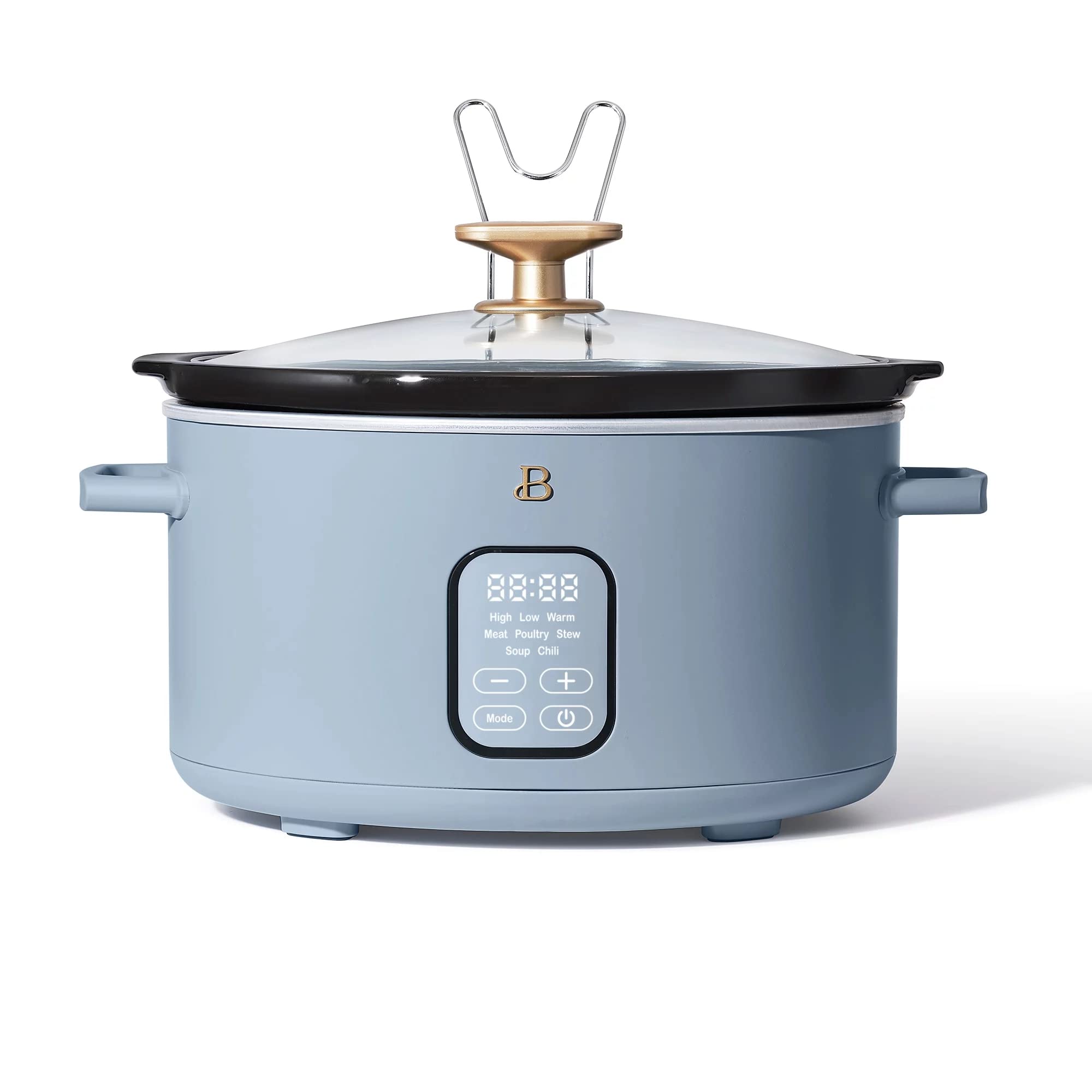 6QT Programmable Slow Cooker, Cornflower Blue by Drew Barrymore