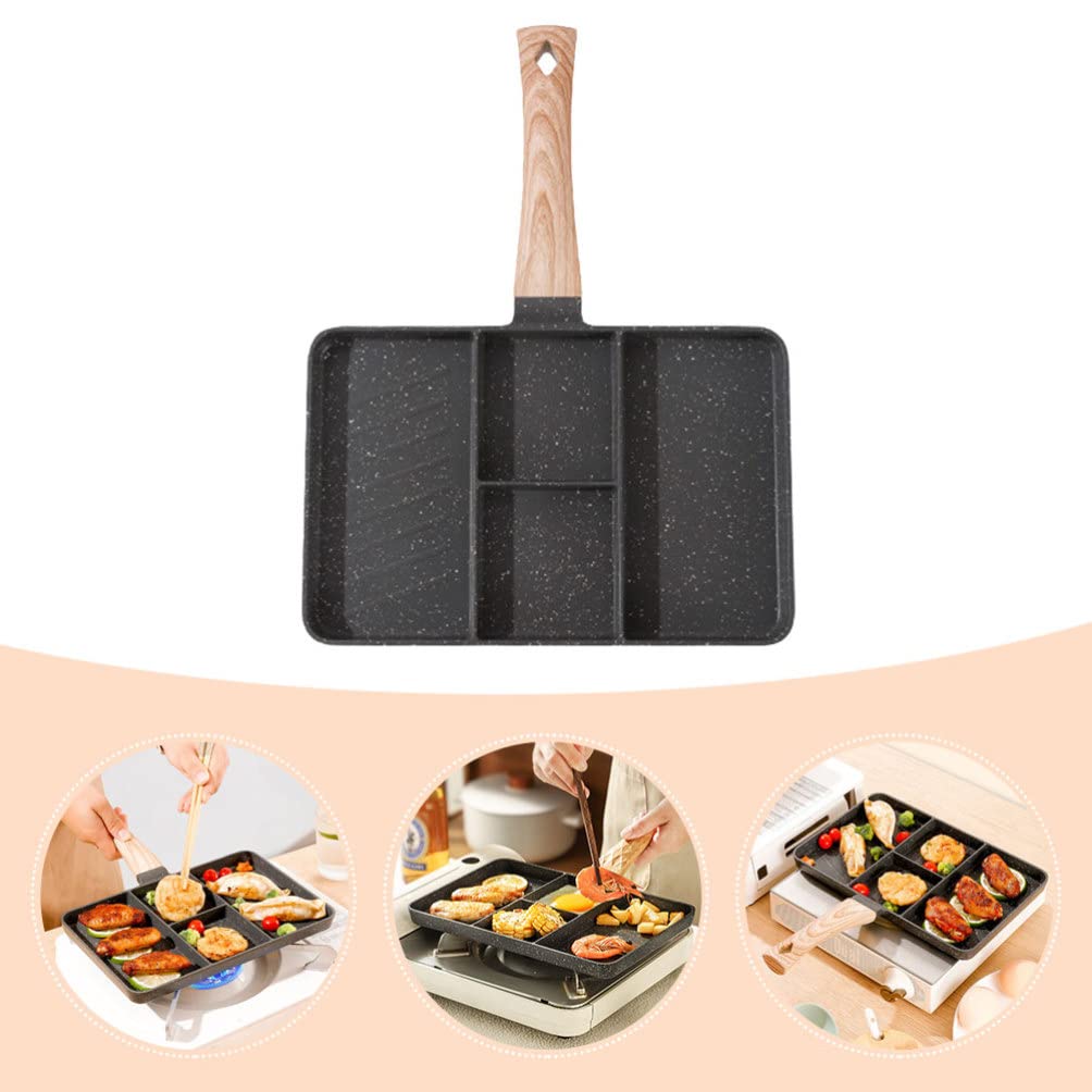 CALLARON Ergonomic Multi Function Nonstick Chicken Pan Breakfast Frying Pan Steak Compatible Gas Induction Cookware