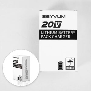 SEYVUM 2.0A Fast Charger Power Tools Lithium‑Ion Battery Charger Replacement Charger for LB-8189 and LB-8190 Leaf Blower