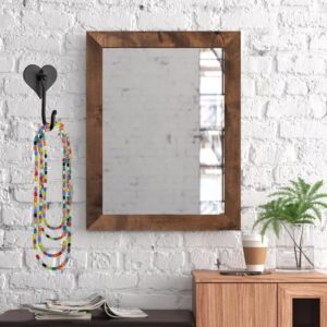 Hand Forged Heart Shape Coat Hooks Handmade Wall Mounted Hooks Wrought Iron Wall Hooks for Office and Home Matt Black Powder Coated Hooks by Living Ideas