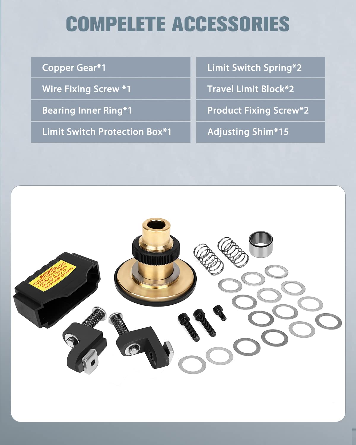 GCCSJ Power Feed X-Axis for Milling Machine 450 in-lb Torque 0-200RPM Table Milling Machine Power Feed 110V