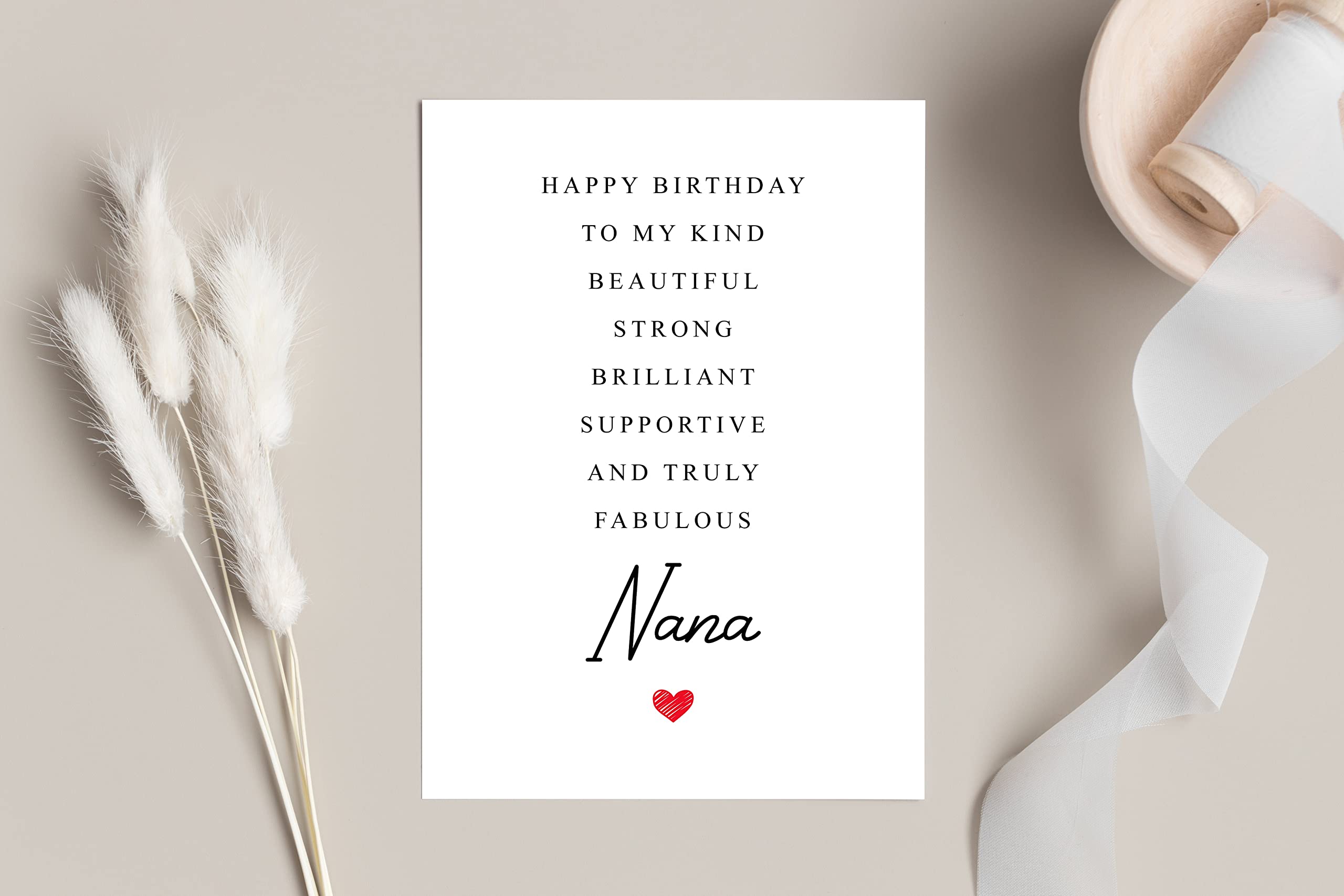 Nana Birthday Card Poem - Amazing Nana Gift - Birthday Card Nana - Special Nana Birthday Card - Birthday Card For Nana