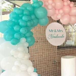 Teal Balloons, Kelfara 100Pcs Party Arch Garland Kit - Different Sizes Latex Balloons (18/12/10/5 Inch) - Turquoise Theme, Birthday, Anniversary, Baby Shower, Graduation, Party Decorations Balloons