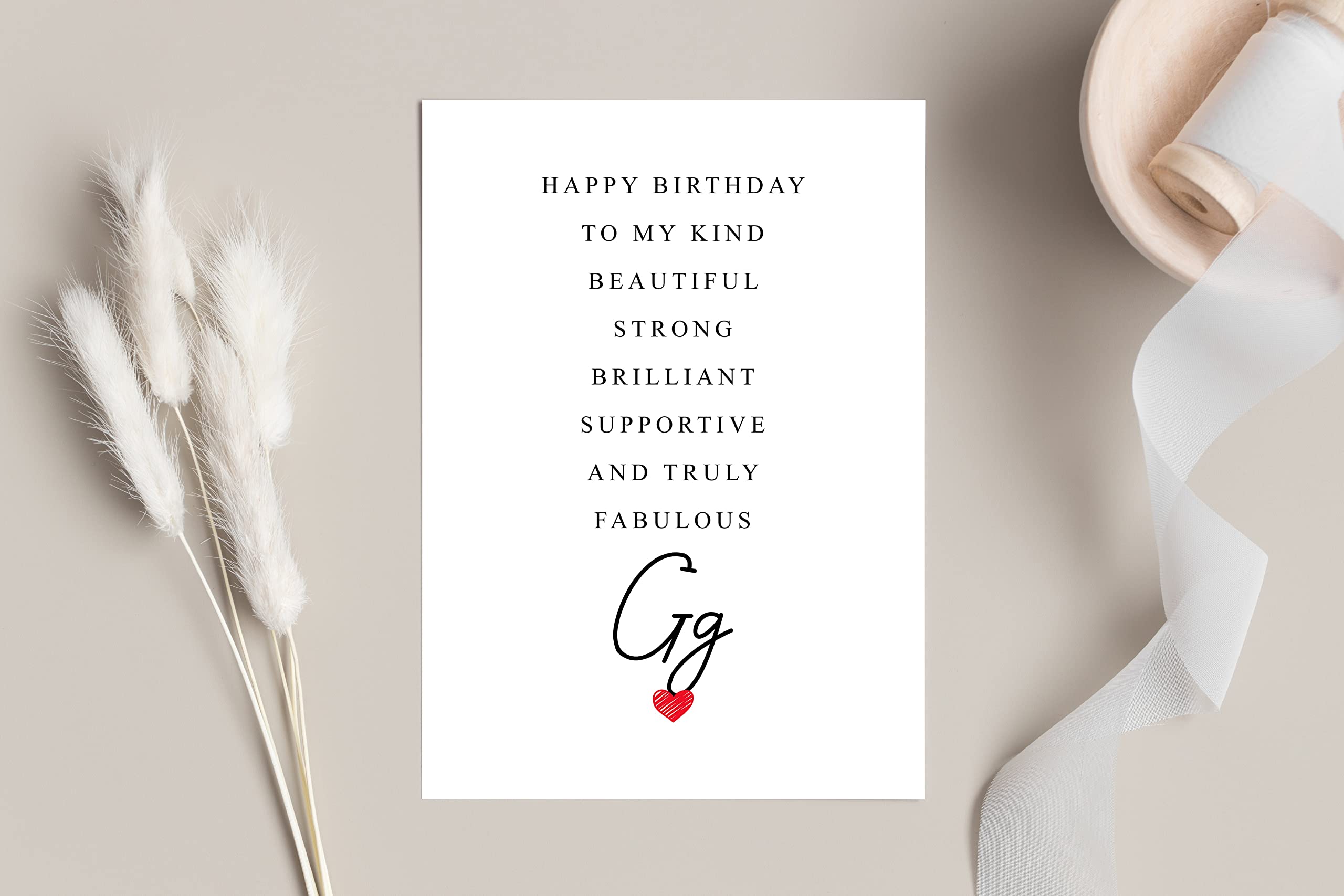 Gg Birthday Card Poem - Amazing Gg Gift - Birthday Card Gg - Special Gg Birthday Card - Birthday Card For Gg