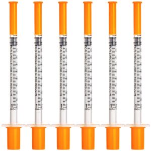 shaotong 1ml 30 gauge 1cc 1/2 inch 13 mm for labs industrial disposable dispensing supplies, 100 pack