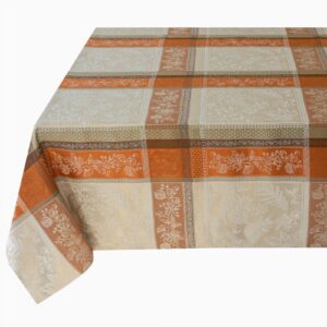 Benson Mills Heirloom Harvest Yarn Dyed Jacquard Fabric Table Cloth, Fall, Harvest and Thanksgiving Tablecloth (60" X 84" Rectangular, Heirloom Harvest)