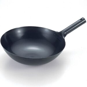 IPPINKA Iron Steel Wok Fry Pan - Non-stick - 14 inches - Made in Japan