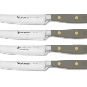 WÜSTHOF Classic Velvet Oyster 4 Piece Steak Knife Set