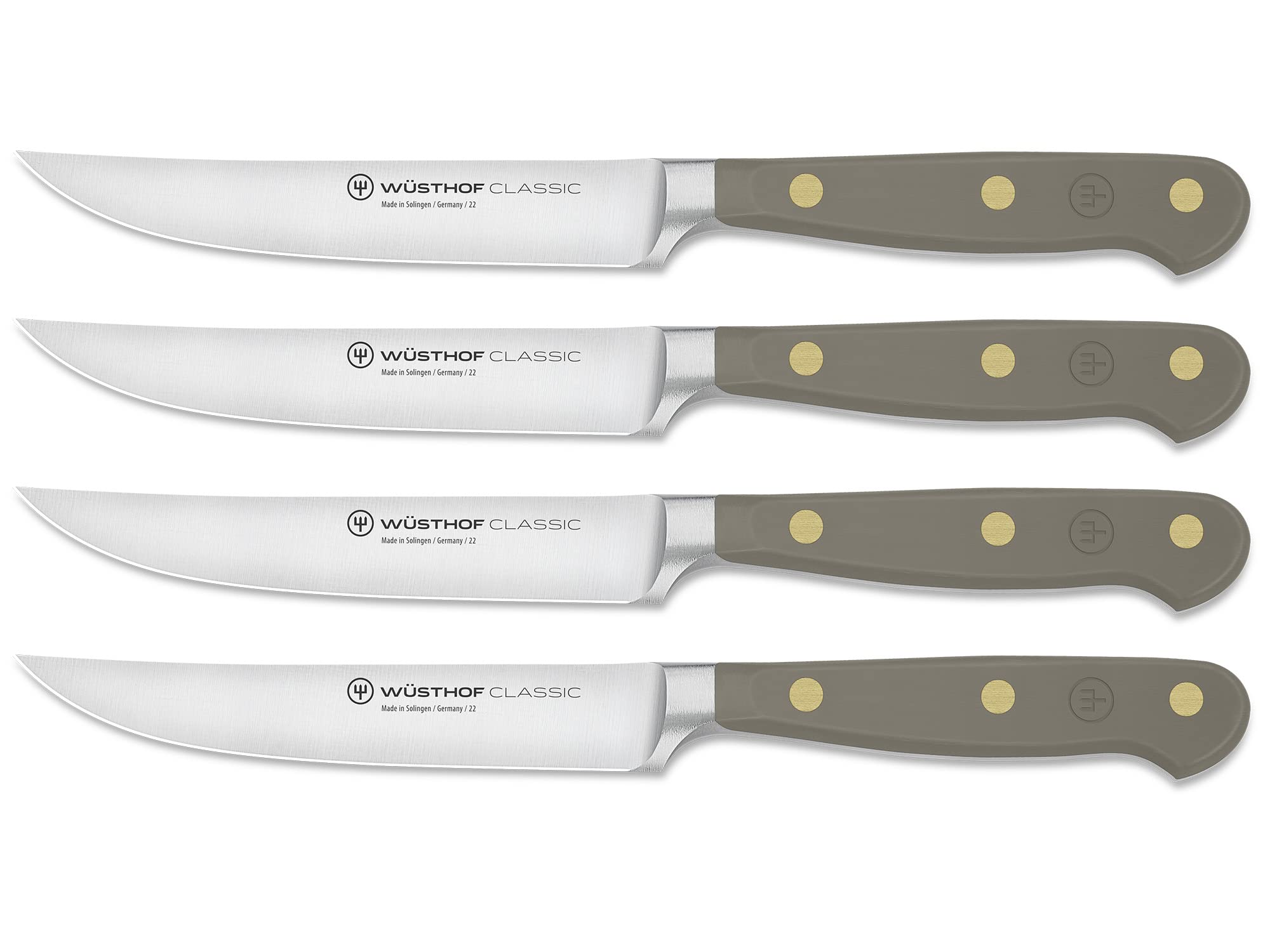 WÜSTHOF Classic Velvet Oyster 4 Piece Steak Knife Set