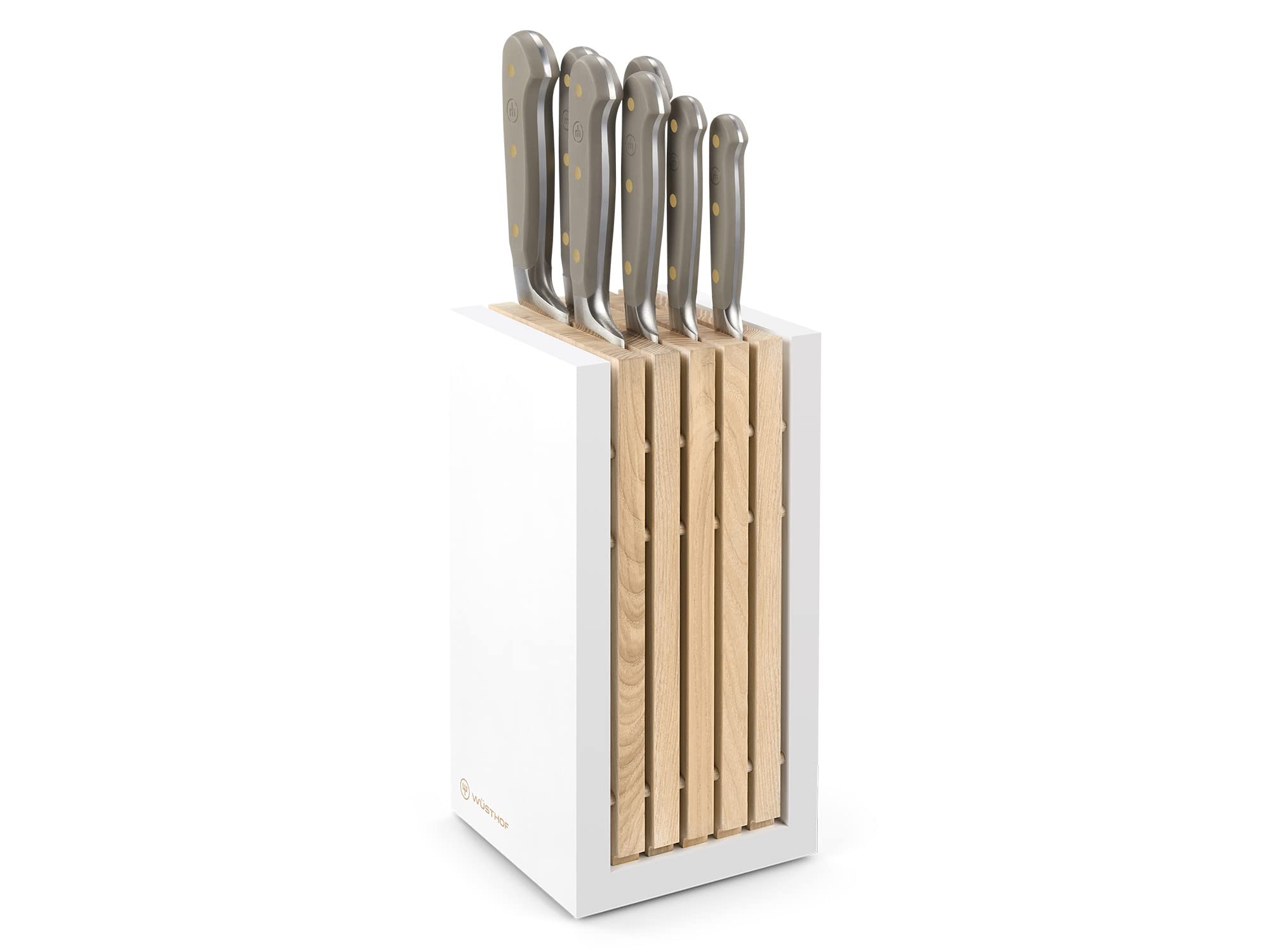 WÜSTHOF Classic Velvet Oyster 8 Piece Knife Block Set