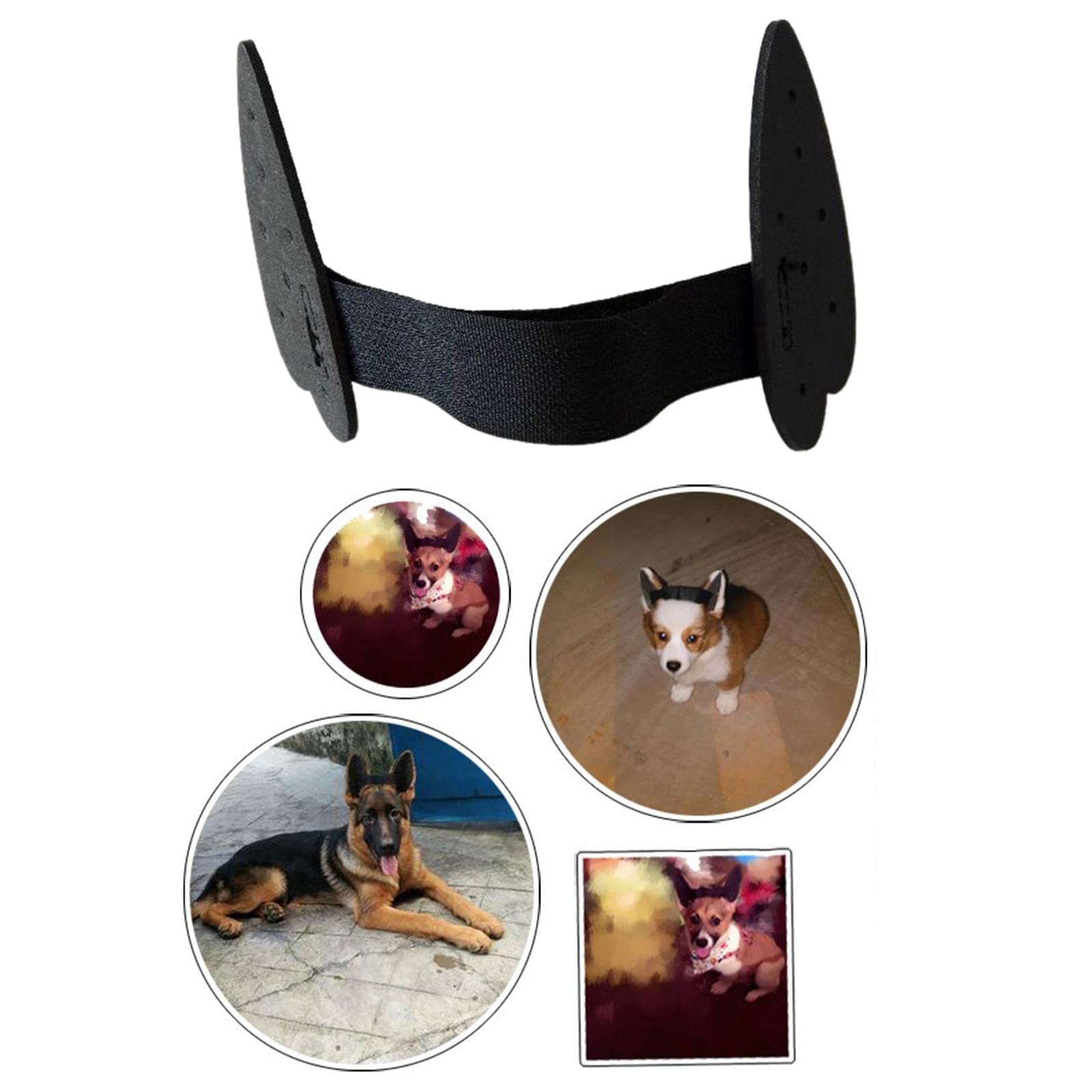 Leefasy 2Pcs Pet Dog Ears Care Tool Ear Stand Up,Dog Ears Sticker for German Dog, Doberman Pinscher, Samoyed,Horse