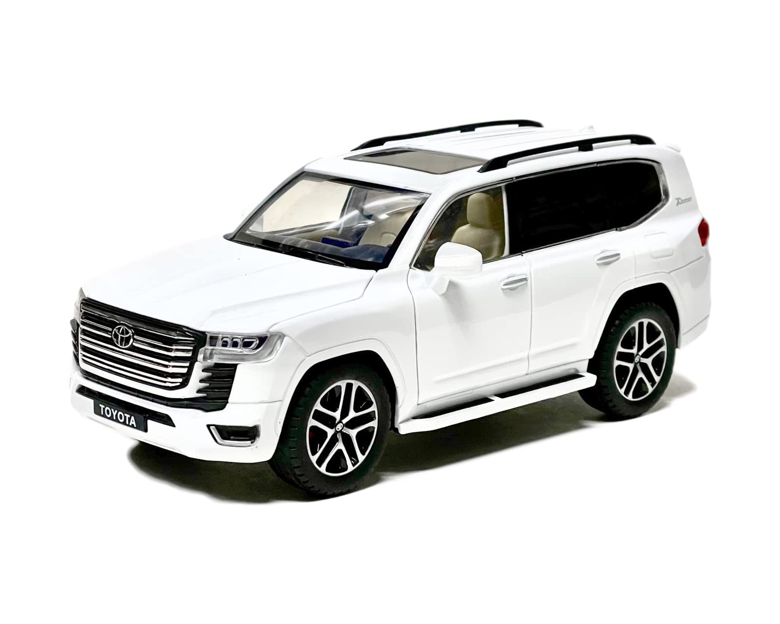 MiJo Exclusives 2023 Toyota Land Cruiser - White - 1:24 - H08222WH