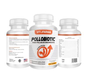 vitofarma pollobiotic - essential vitamin supplement for optimal health and performance in chickens and roosters - 100 tablets